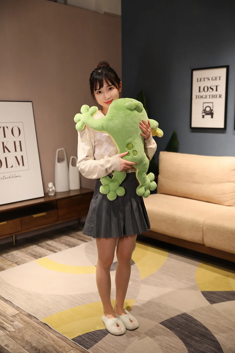 60-130cm Giant Big Frog Plush Toy Stuffed Plushies Grogs Throw Pillow Cushion Home Decor Kids Birthday Gift for Boy Big Eyes