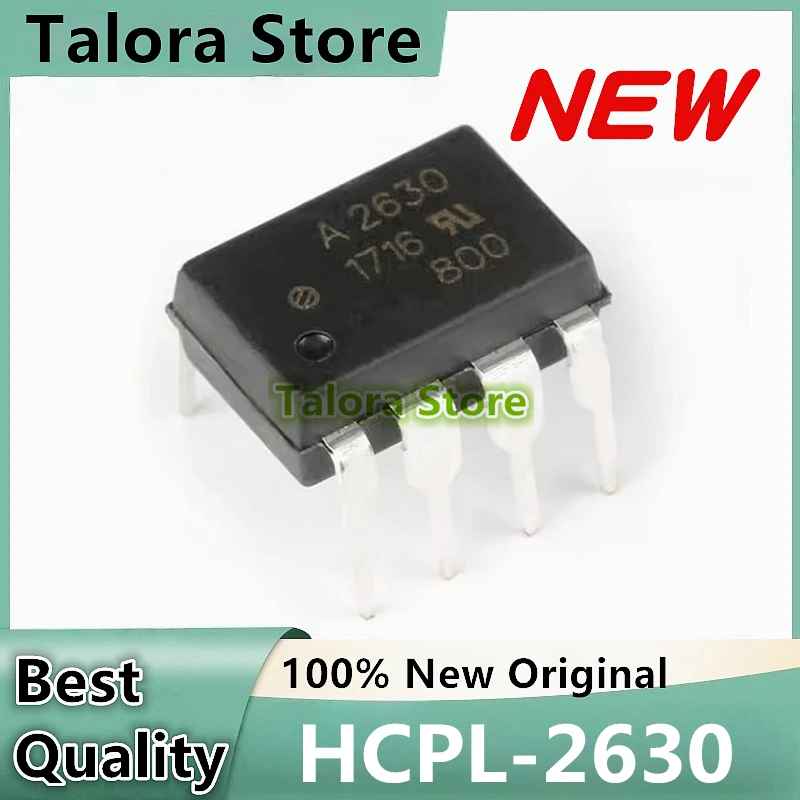 10PCS/LOT A2630 HCPL-2630 HCPL-2630-000E DIP8 HCPL-2630-500E SOP8 HCPL2630 New original In stock