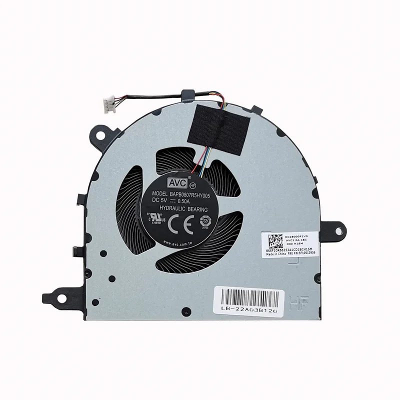 NEW Genuine Laptop Cooler CPU Cooling Fan For Lenovo Xiaoxin AIR 15ITL 2021 15ARE 2021 AIR 15ALC 2022