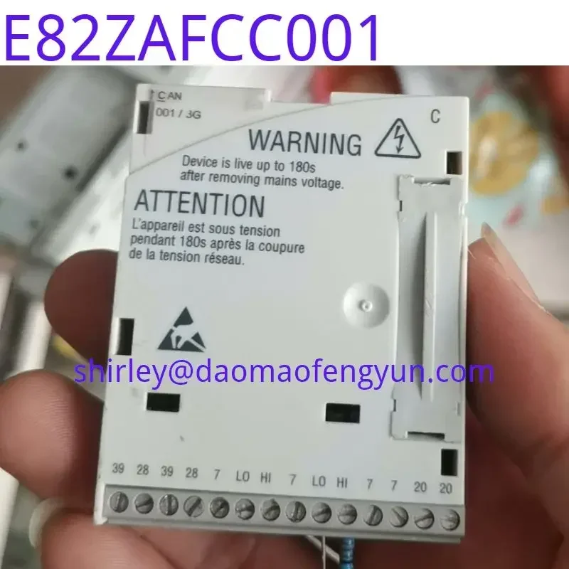 Used Inverter bus IO communication module E82ZAFCC001