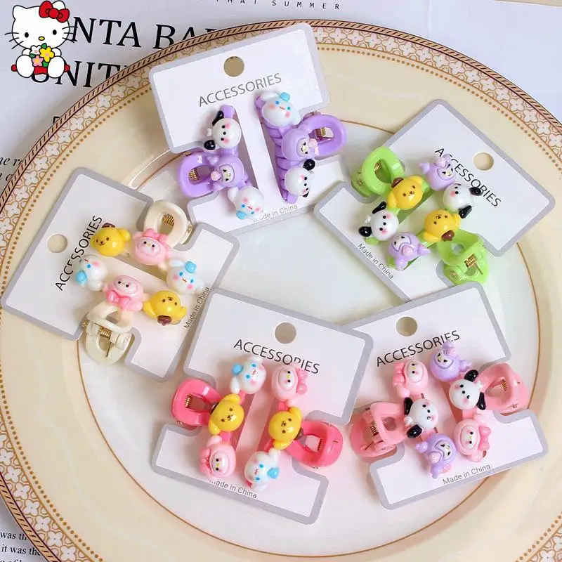 لطيف سانريوس كورومي بلدي ميلودي انتزاع صغير كليب غرامة 2 قطعة الكرتون الإسورة كليب الإنترنت المشاهير الصغيرة انتزاع كليب هدايا عيد