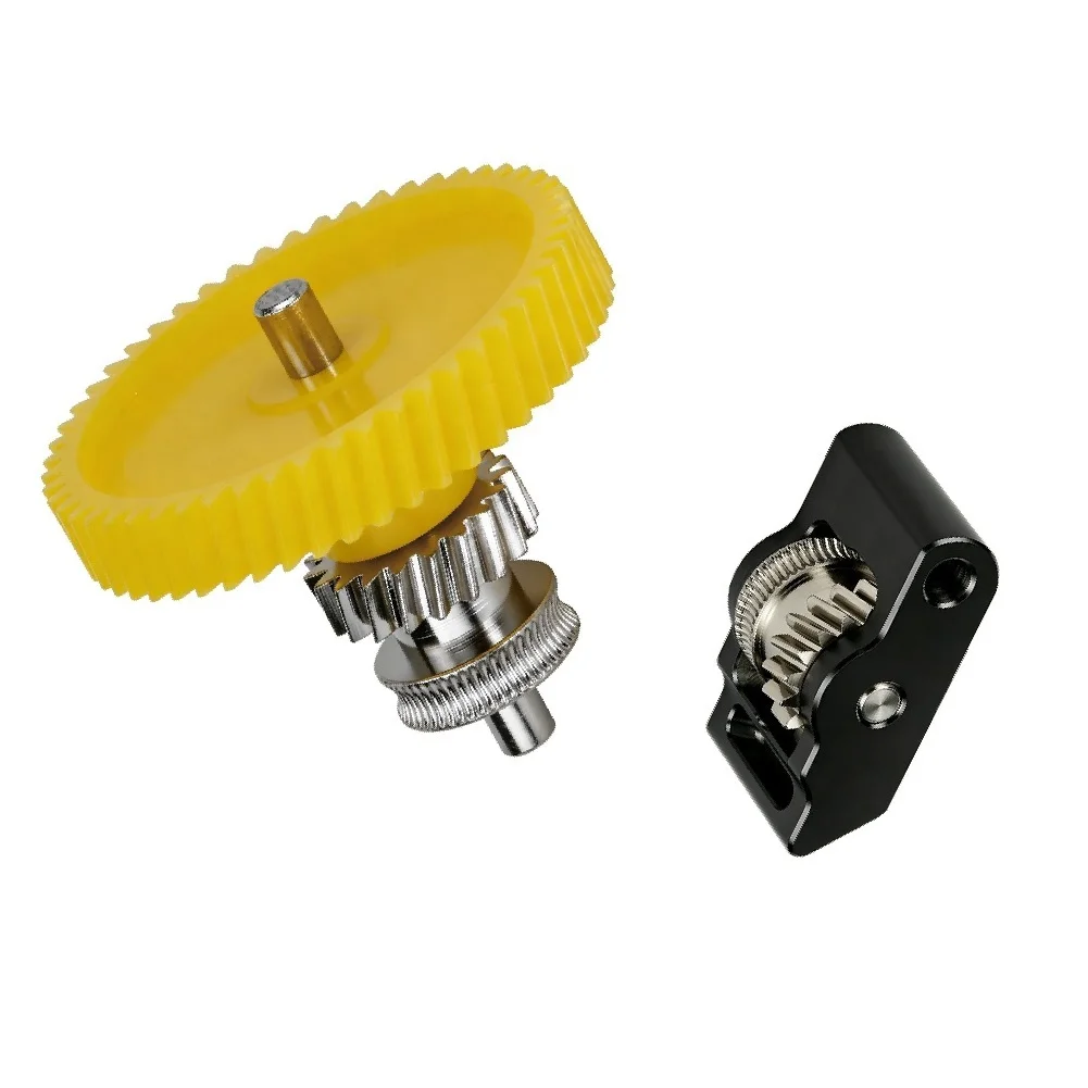 For BambuLab For P2S Extruder Gear Replacement Kit Nickel Plated Drive Gear for 1.75mm Filament in For 3D Printing