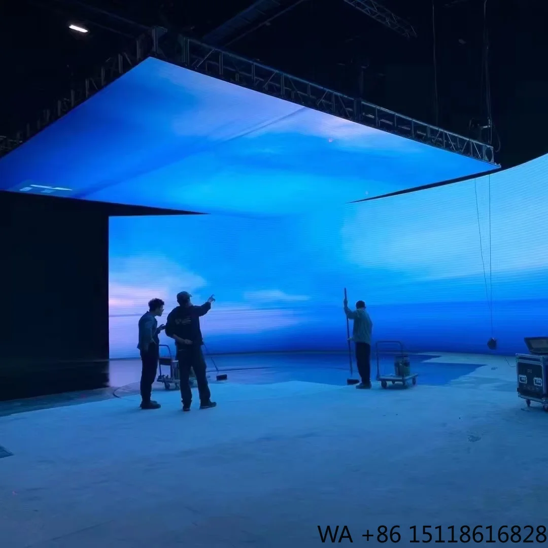 Fixed Pitch P2.6 LED Video Wall Panel Church Events Stage Background Full Color Indoor LED Display Screen