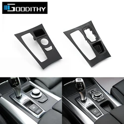 Left Hand Driver Cars Center Console Shift Trim Gear Shifter Cover Panel For BMW X5 X6 E70 E71 E72 2007-2013 51166954947