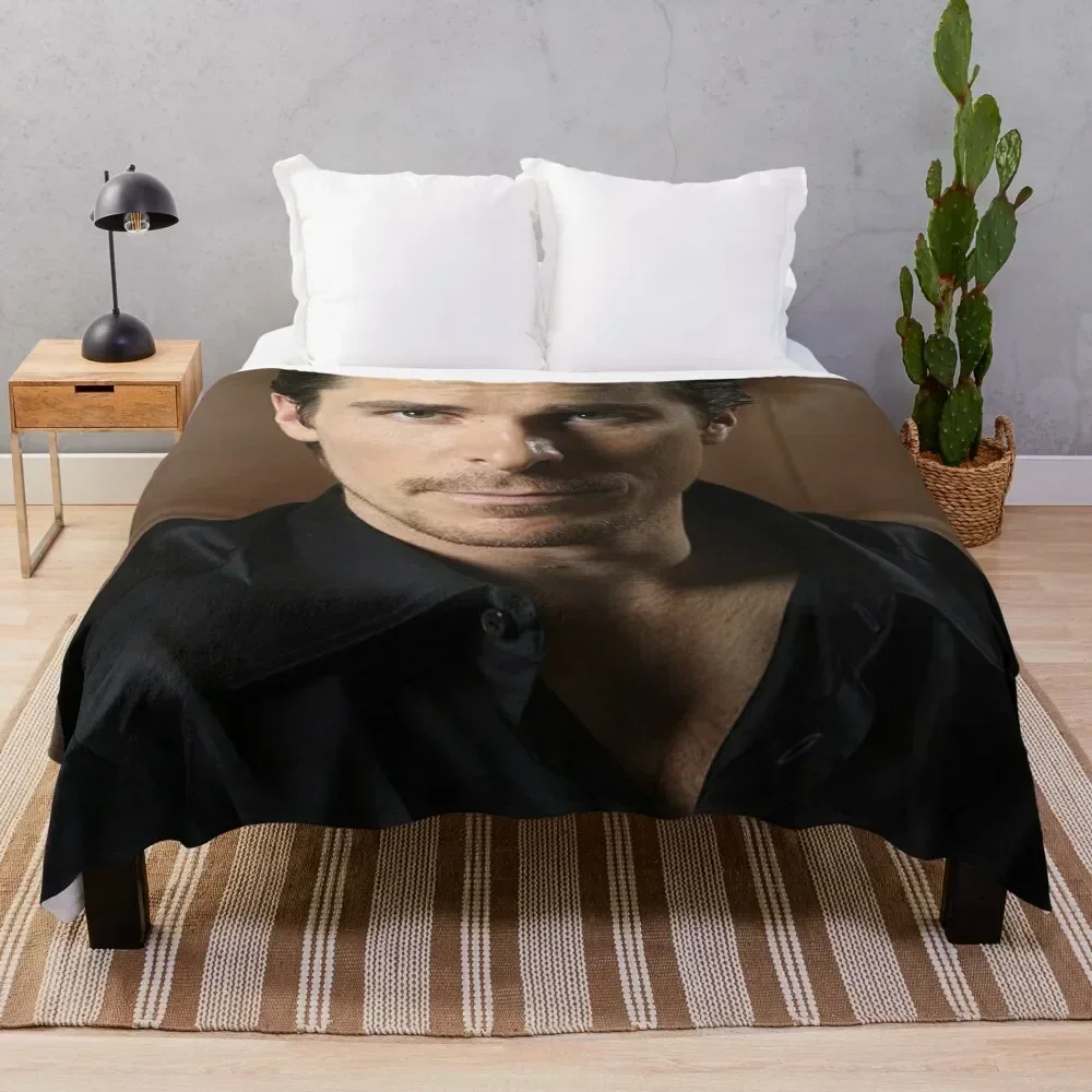 

Christian Bale Throw Blanket Moving for sofa Blankets