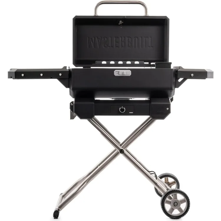 Electric Portable Charcoal Grill and Smoker with SteadyTemp Analog Temperature Control