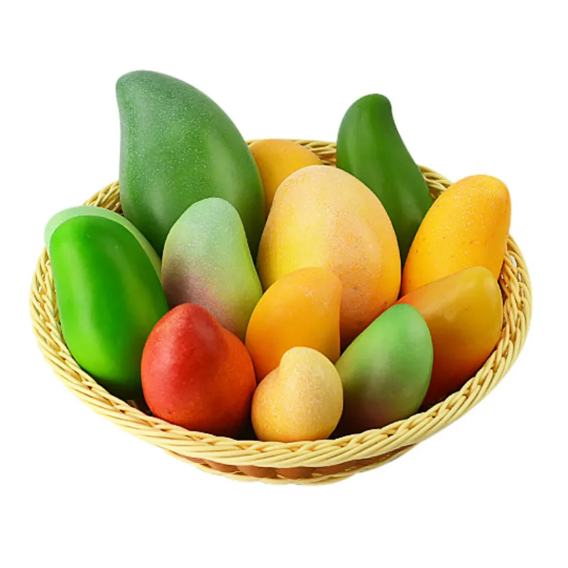 Simulation Bubble Mango Fruit model table display home decoration food toys Plastic Crafts 5 pcs/lot