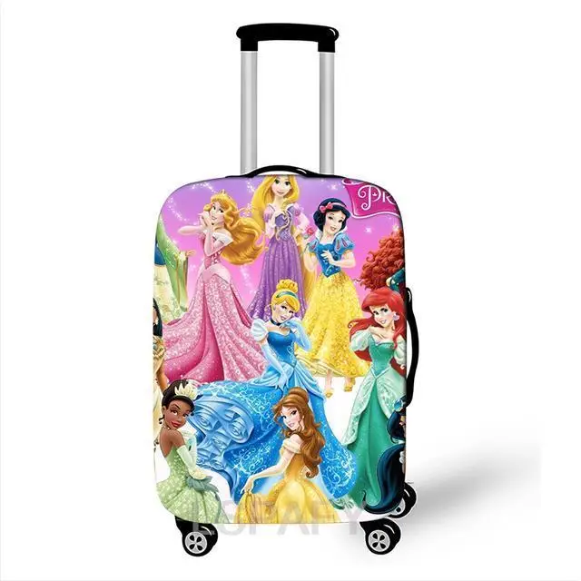 Disney Snow White Princess Luggage Cover Elastic Suitcase Protective Cover For Travel Bag Anti-Dust Protective Cover