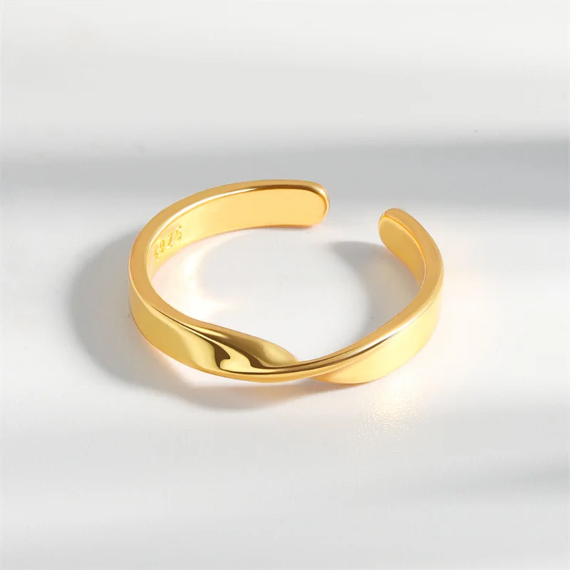 الحد الأدنى موضة خواتم فضية اللون المرأة العصرية الإبداعية غير النظامية حفلة عيد ميلاد مجوهرات اكسسوارات هدايا