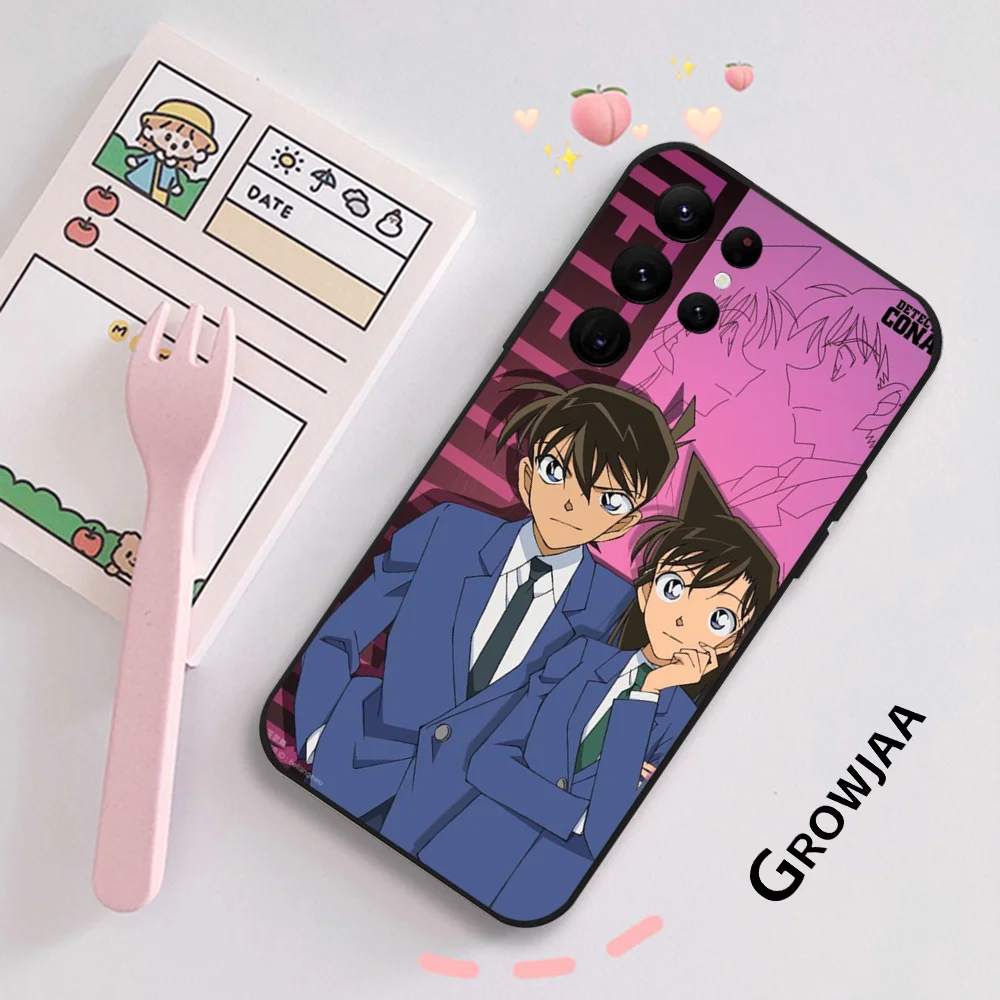 นักสืบ C-Conan เคสโทรศัพท์สำหรับซัมซุงกาแล็คซี่ S24 S23 S22พิเศษ S21 S20ซิลิโคนปกป้อง5G เคสป้องกันการตก
