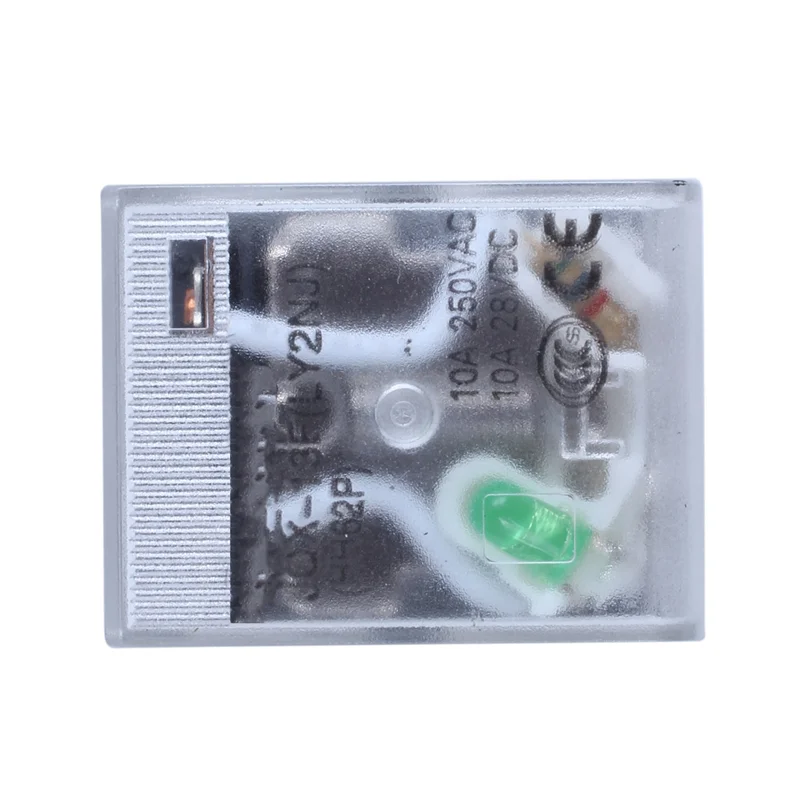 【تقدير الأخير!】10X JQX-13F LY2 DC 12V Coil 8-Pin DPDT Green LED مرحل كهرومغناطيسي