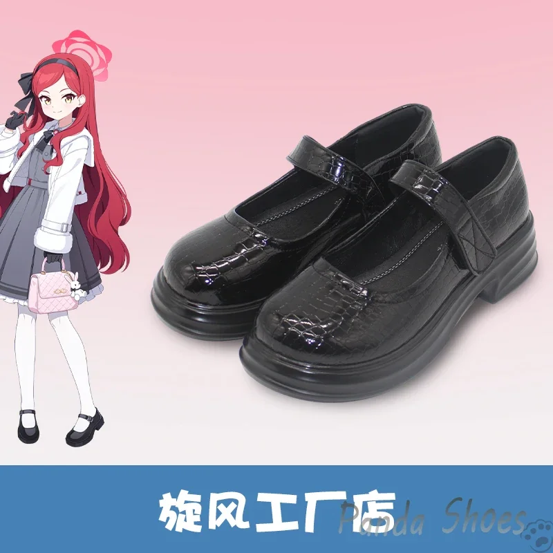 Buty do cosplayu Blue Archive Takane Miyoshi, długie buty anime z gry, rekwizyt do kostiumu cosplay z komiksu, buty na con, Halloween, imprezę.