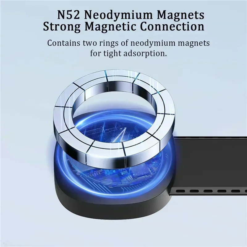 Car Magnetic Wireless Charger Adhesive Style Adjustable Dashboard Phone Chargers For Magsafe iPhone 16 15 14 13 12 Fast Charging