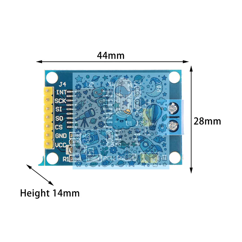 MCP2515 CAN Bus Driver Module Board TJA1050 Receiver SPI For 51 ARM Controller Interface Module For  DIY Kit
