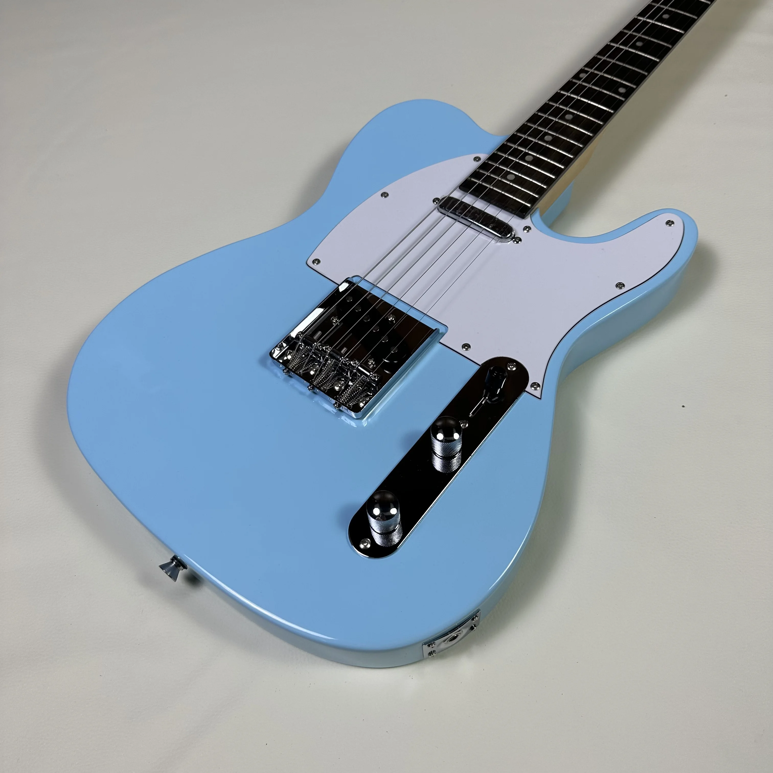 

Free Shipping Blue TL Mahogany Body Maple Neck Electric Guitar