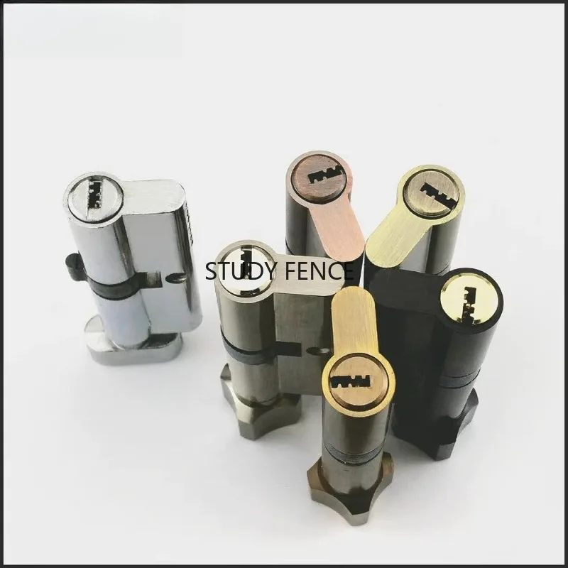 

Цилиндр внутреннего дверного замка 70 мм, одинарный разблокирующий сердечник для двери, универсальный сердечник дверного замка для спальни, аппаратные аксессуары с ключами