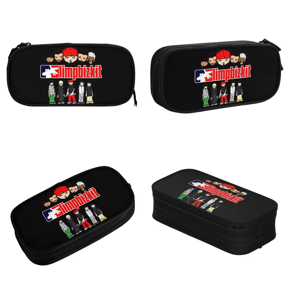 Amazing Of Limp Bizkit Pencil Case, Pen Bag para meninas e meninos, grande armazenamento para escritório, lápis cosméticos, moda