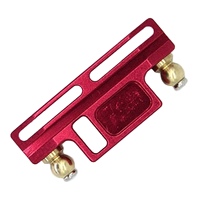 for WPL D12 1/10 RC Truck Car Upgrade Parts Metal Steering Group Assembly Steering Block Spare Accessories,Red