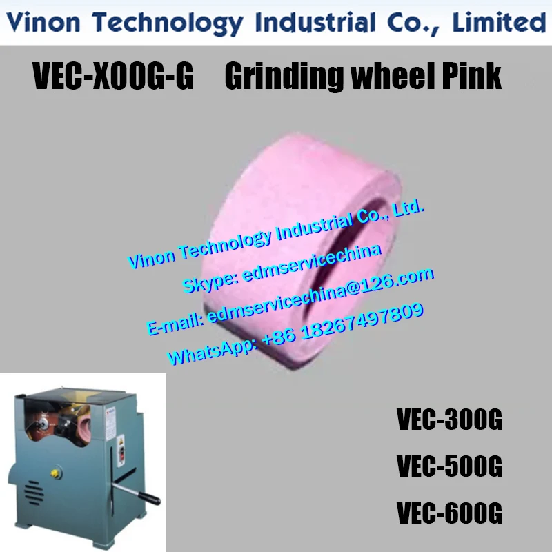 

VEC-X00G-G Grinding Wheel Pink for Precision cut-off and grinding machine VEC-300G/500G/600G