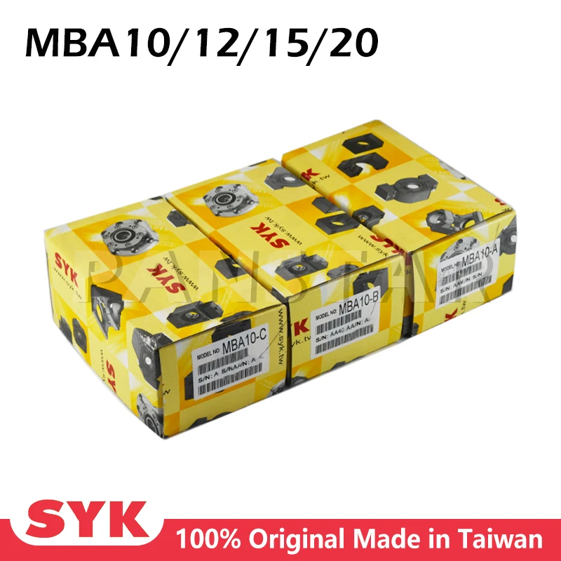 SYK MBA Motor Bracket MBA10 MBA12 MBA15 MBA20 Ball Screw R16 R20 Motor Housing NEMA23 NEMA34 Stepper Motor Support Unit CNC