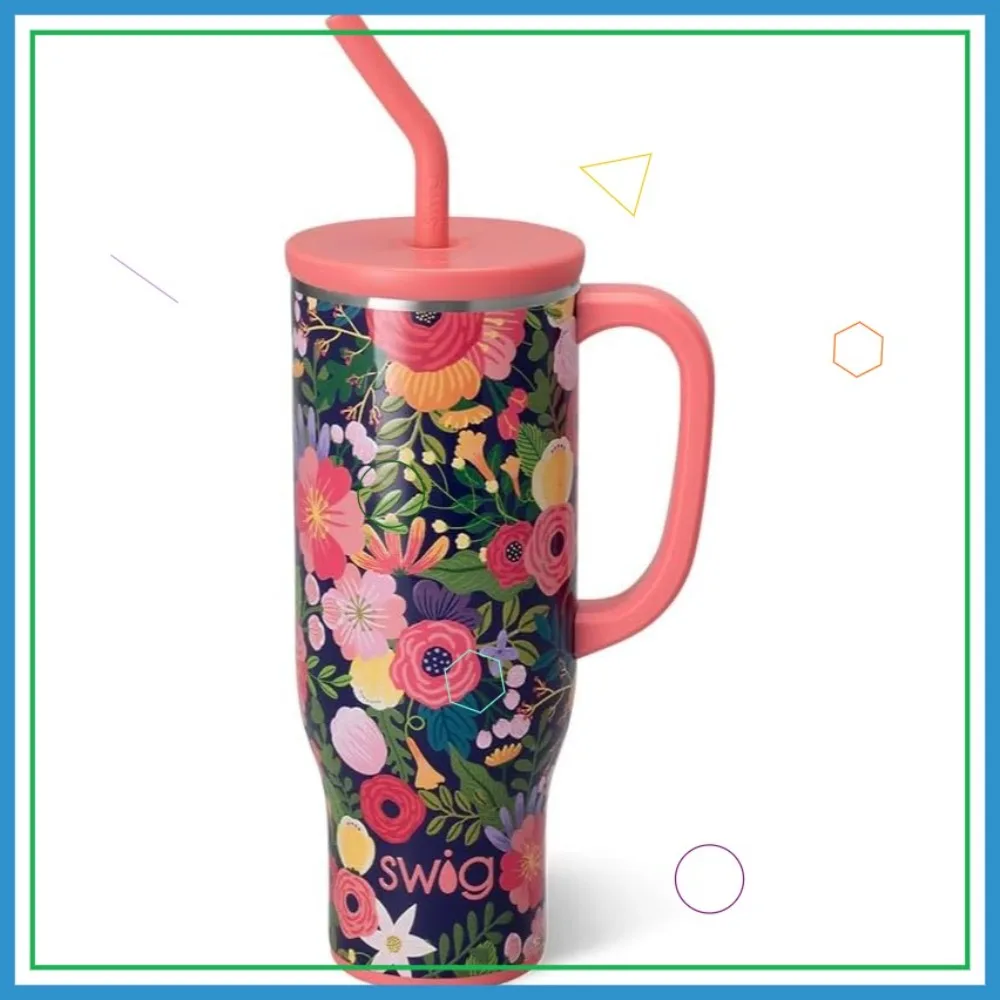 

Термокружка 30 унций с ручкой и соломинкой, большая дорожная кружка, многоразовая бутылка для воды из нержавеющей стали, удобная для использования в подстаканнике