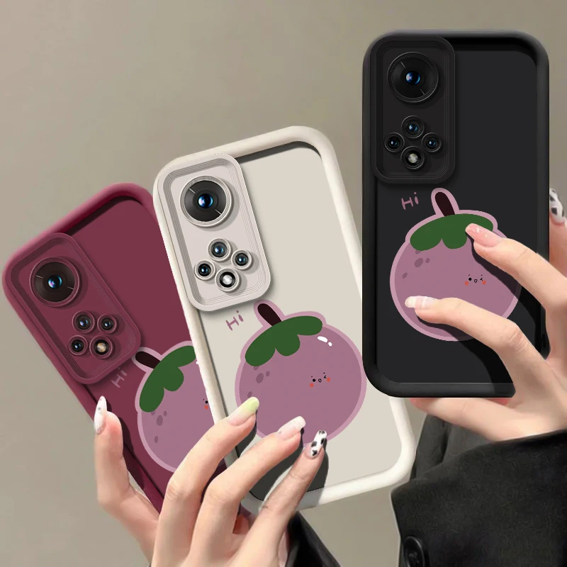 Cute Eggplant Print… - image