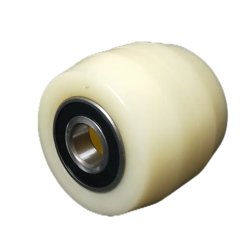 1PC Hydraulic Pallet Truck Wheels Hand Pallet Truck Wheel 70*55/80*60mm PU/nylon with Bearings 6204