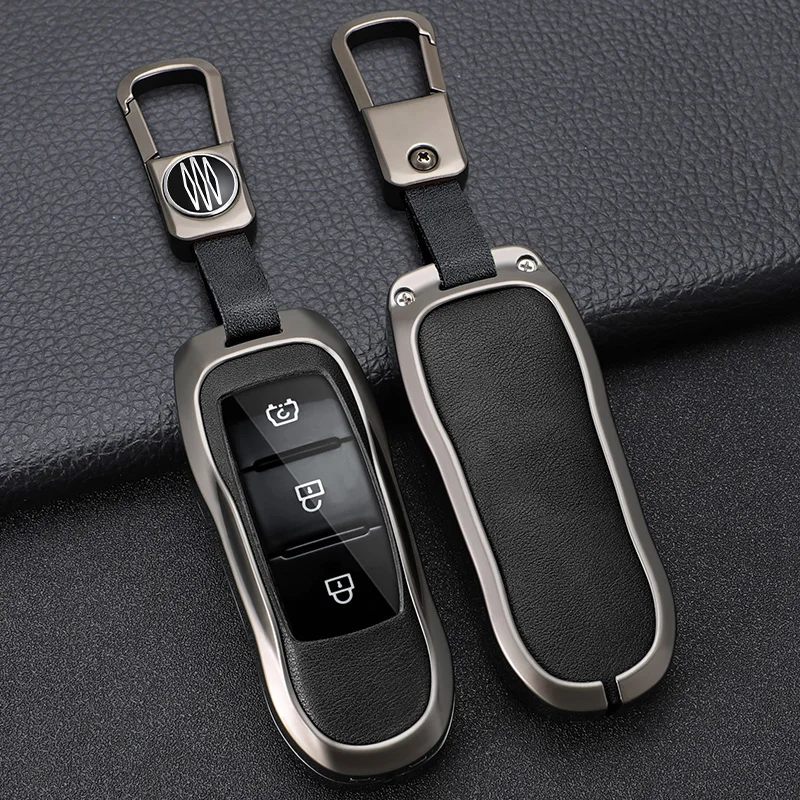 

Alloy Car Key Cover Key Case Keychain Accessories for Dongfeng Fengguang DFSK Glory 580 Fengon Ix5 Ix7 Seres 3 Sf5 2021 2022