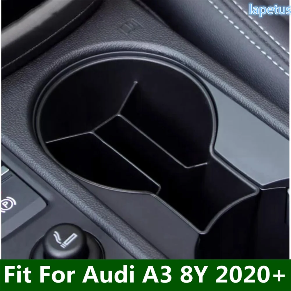 

Middle Console Automatic EPB Electric Handbrake Cup Holder Storage Box Tray Organizer Cover Trim Fit For Audi A3 8Y 2020 - 2024