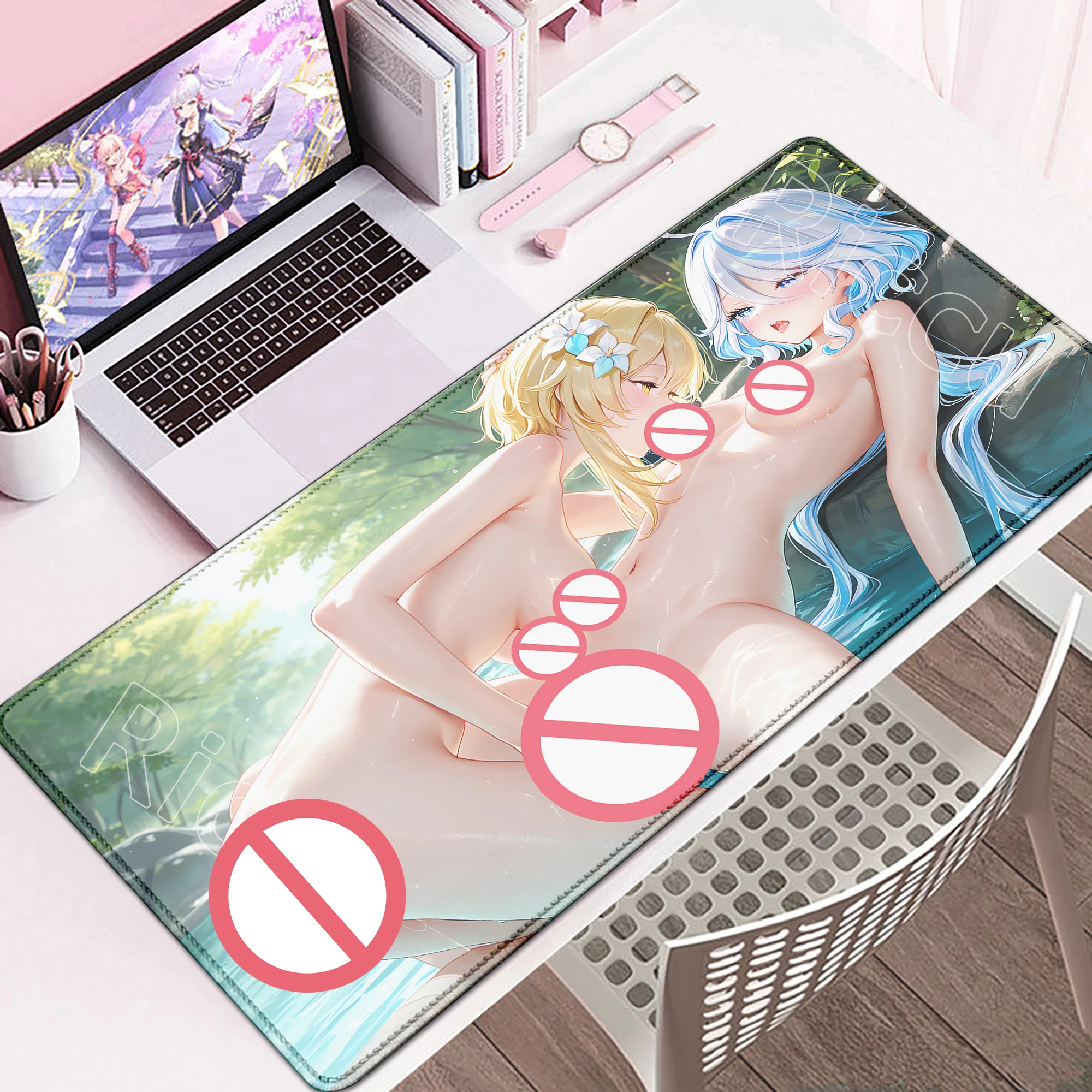 

NSFW Genshin Impact Hentai Girl Mousepepad Sexy Girls Desk Mat Gaming Accessories Carpet Mouse Anime Hu Tao Gan Yu Mouse Pad R18