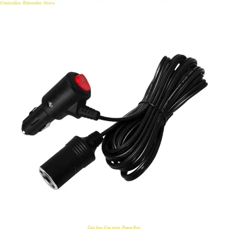 Heavy Duty Car Electronics 12V24V Cigarette Adapter Cable LED