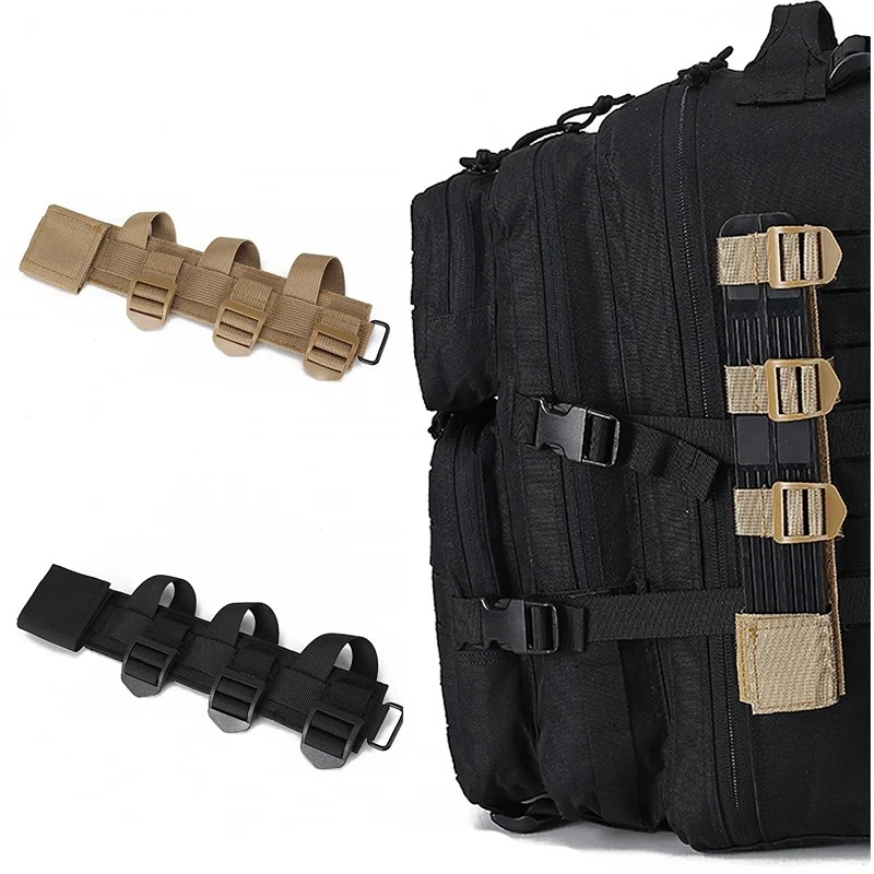 

LUC Molle Adapter with Strap and PALS Versatile Molle Attachment for Rucksacks and Backpacks Camping Molle Tool Fixing Rope