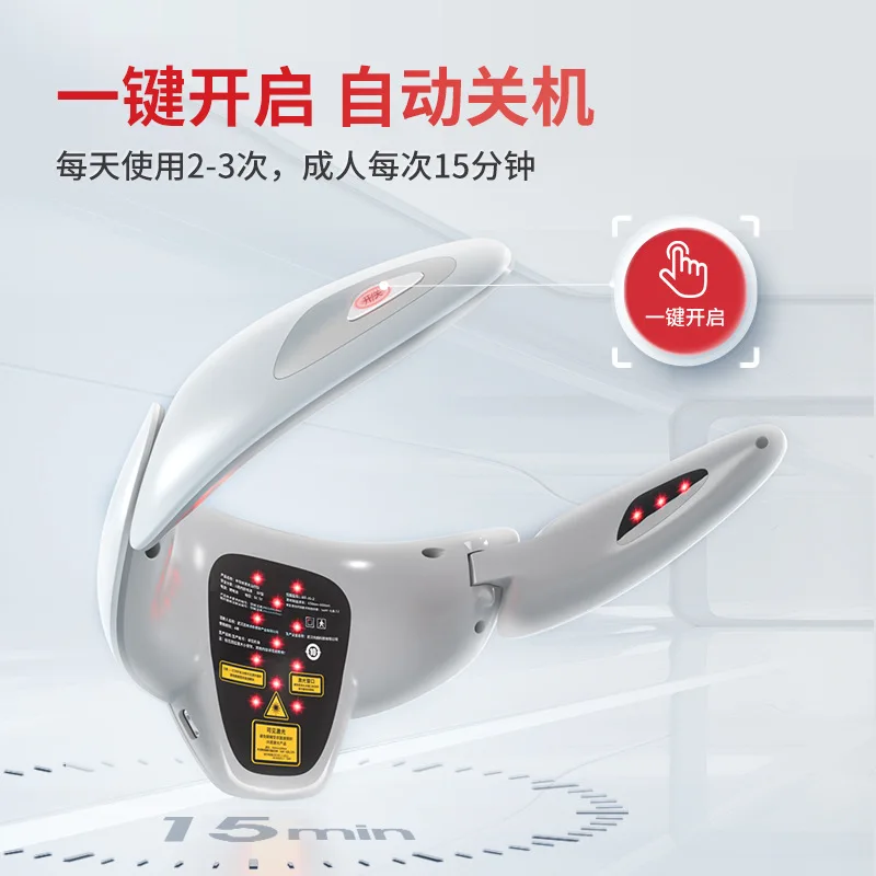 Low Frequency Cervical Massager for Neck Shoulder Relaxation Therapeutic Equipment for Spondylosis Care