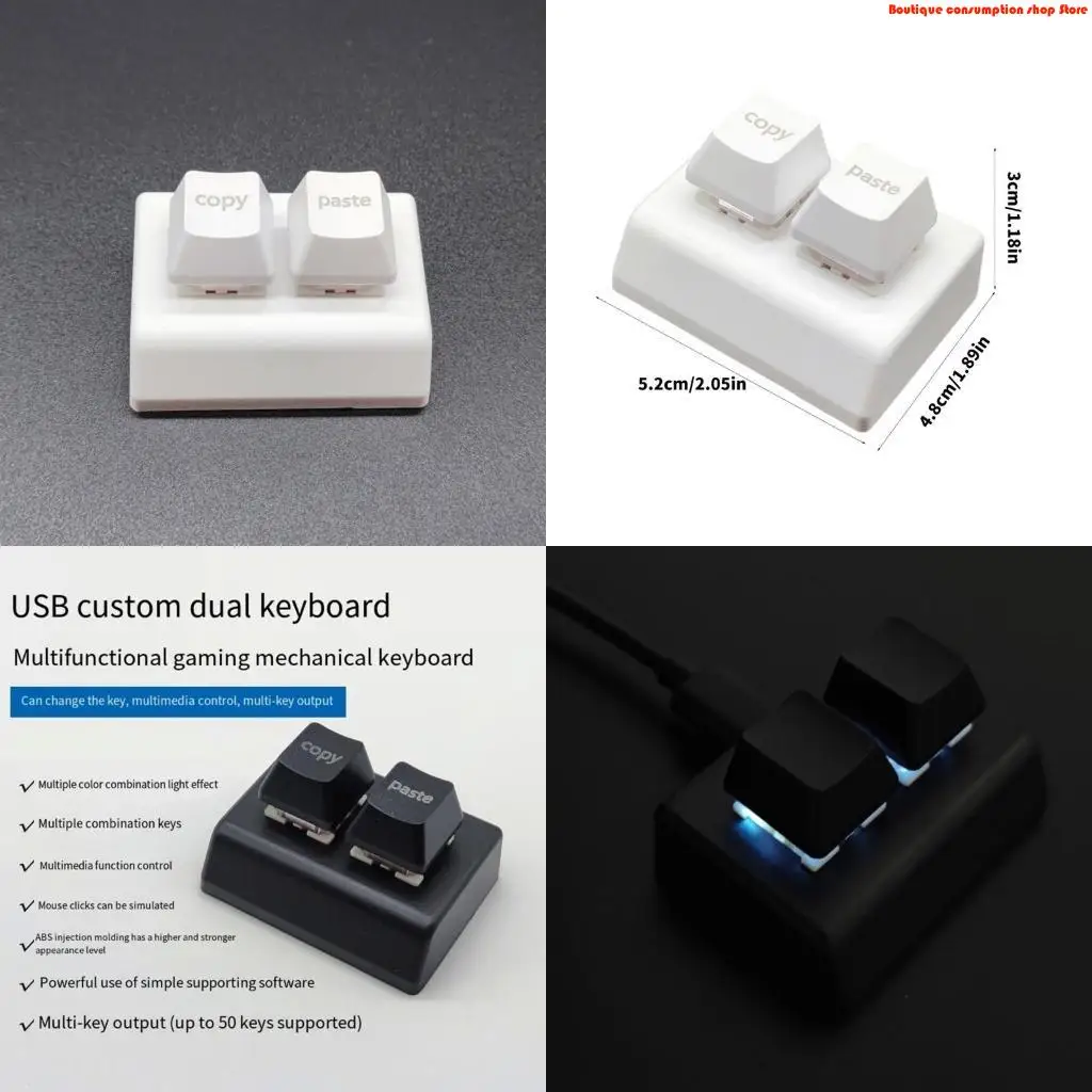 L9NA Teclado mecânico para jogos com 2 teclas, iluminação colorida e interruptores substituíveis a quente, teclado para jogos