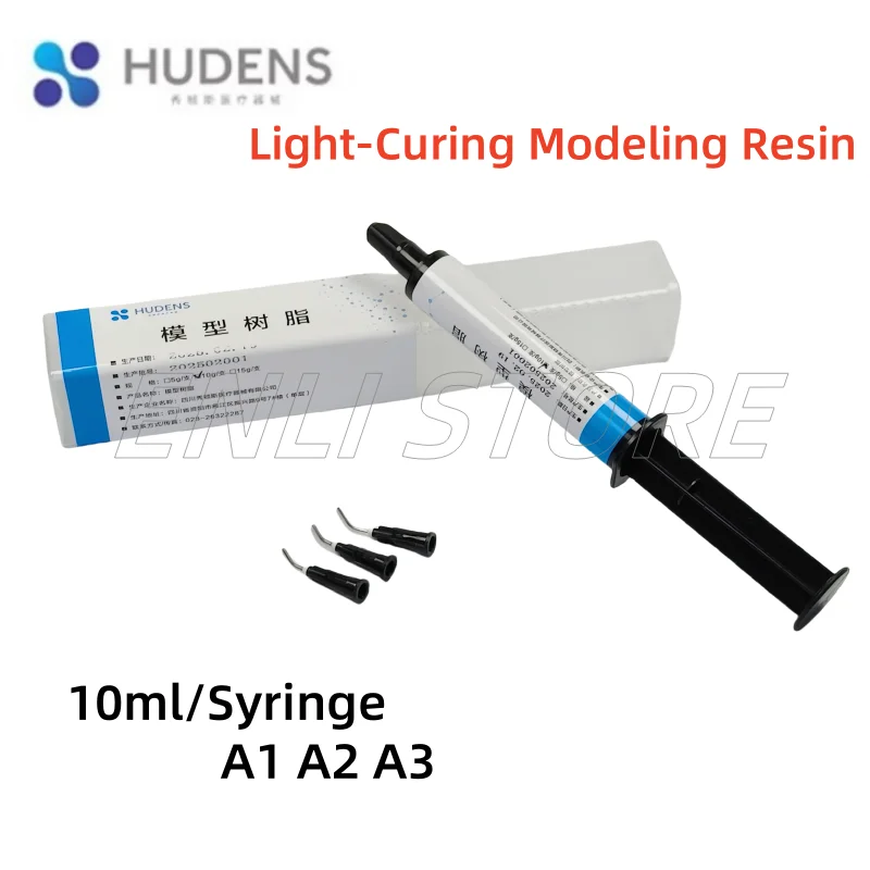 

10ml/Syringe Dental Light-Curing Modeling Resin- High-Precision Low-Shrinkage Composite for Implant Jigs, Abutment Bridges