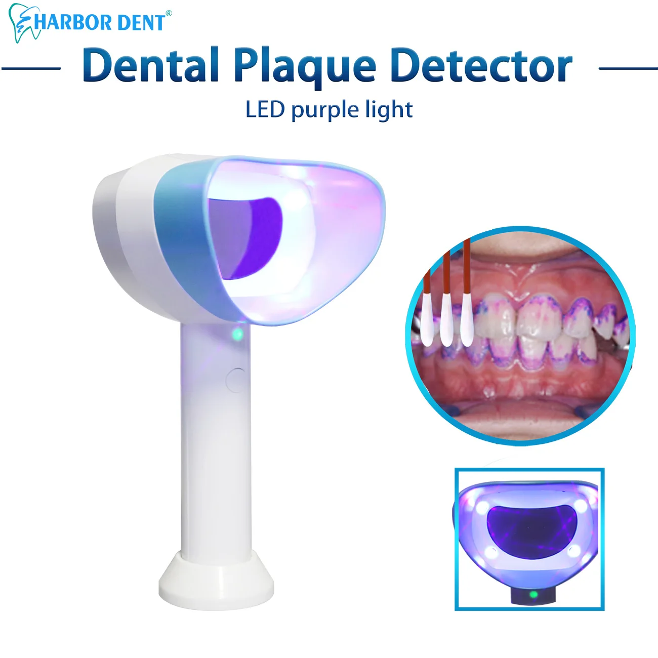 

Portable Dental Plaque Detector Home Oral Tooth Cleaning Tool Oral Hygiene Adults Children Plaque Dental Detection Instrument