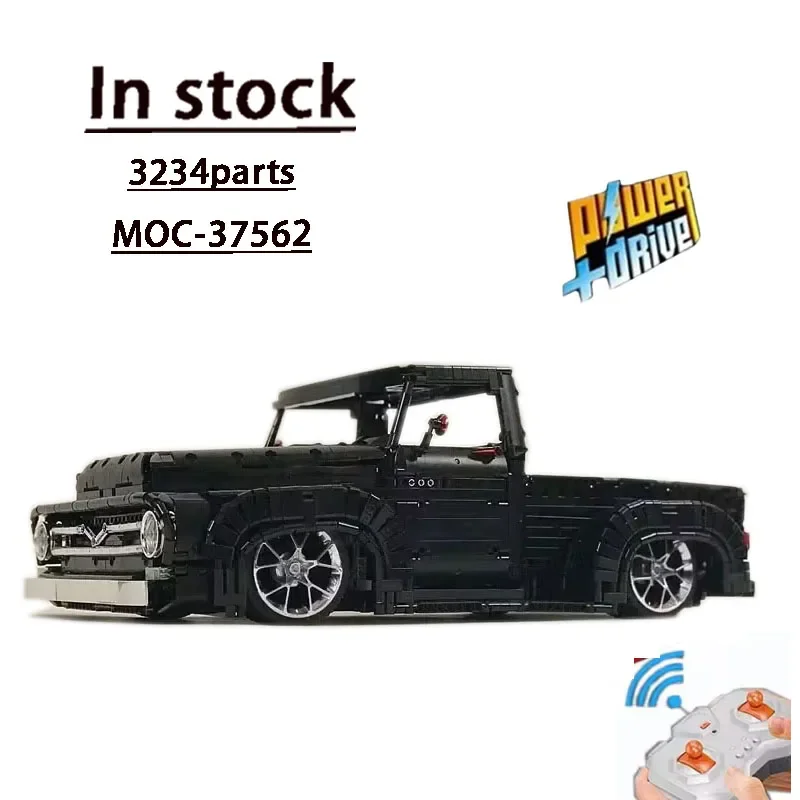 

MOC-37562 Electric RC Super Classic Sports Car F100 Building Block Model • 3234 Parts Kids Birthday Building Blocks Toy Gift