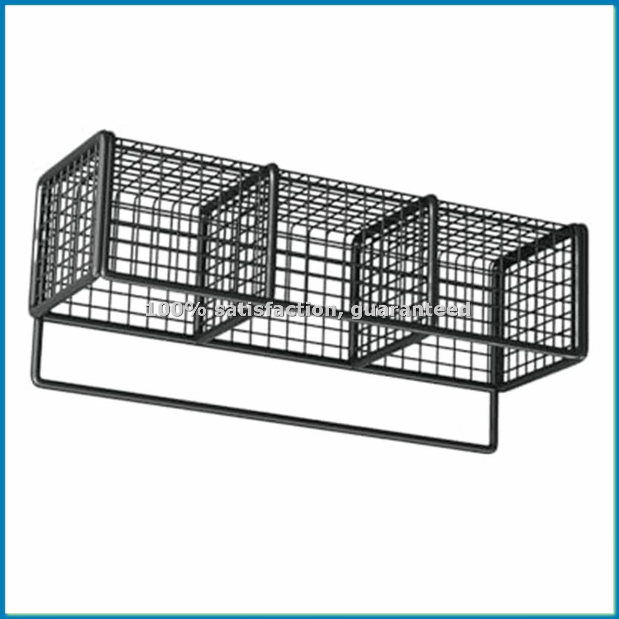 Metal Wire Storage Basket Kitchen Storage Organizer Wall Mount Multifunctional Wall Hanging Baskets for Closet Pantry-ABLL