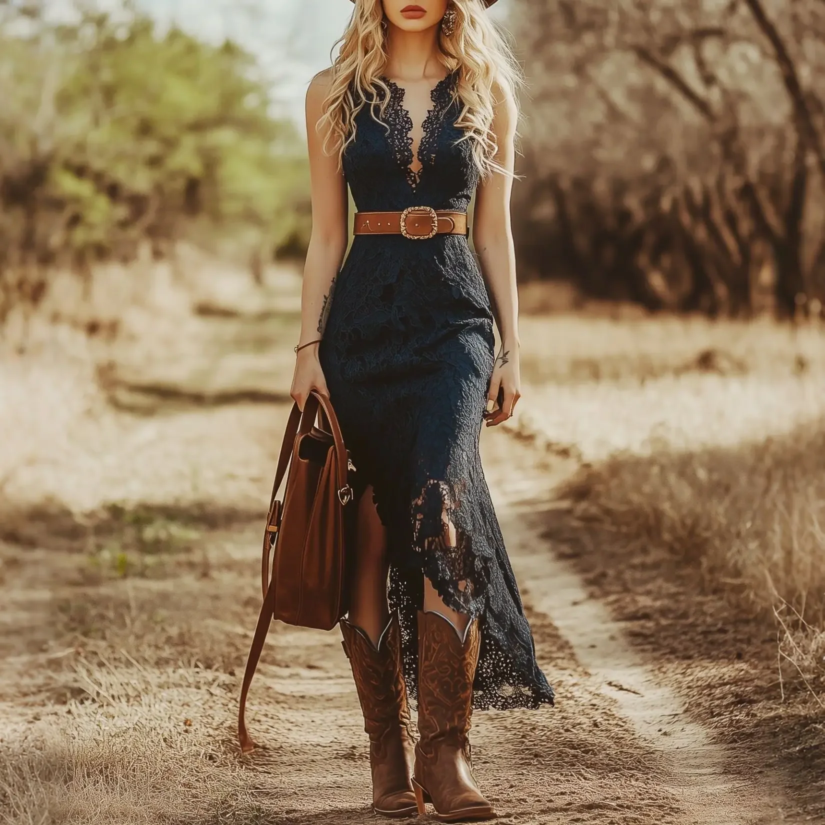 

Retro Solid Ruffle Irregular Lace Dress Women Summer V Neck Slim Party Long Dress Sleeveless Long Mermaid Boho Midi Dress