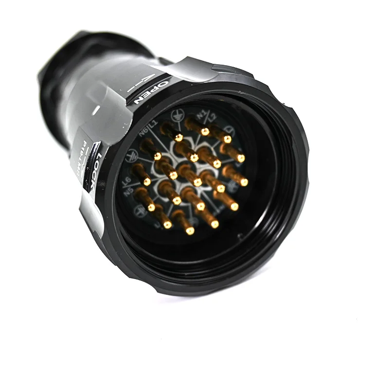 19 Pin Socapex Splitter Connector 6 Way Male Female Soca Break Fan In Out Multipin Plug for 6 CH 2.5mm2 Cable