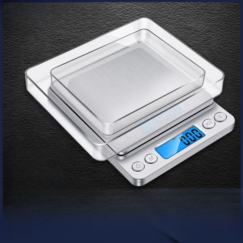 

Kitchen Digital Scale Mini Pocket Scale Cooking Food Scale Precision Jewelry Scales with Back-Lit LCD Display PCS Tare Function