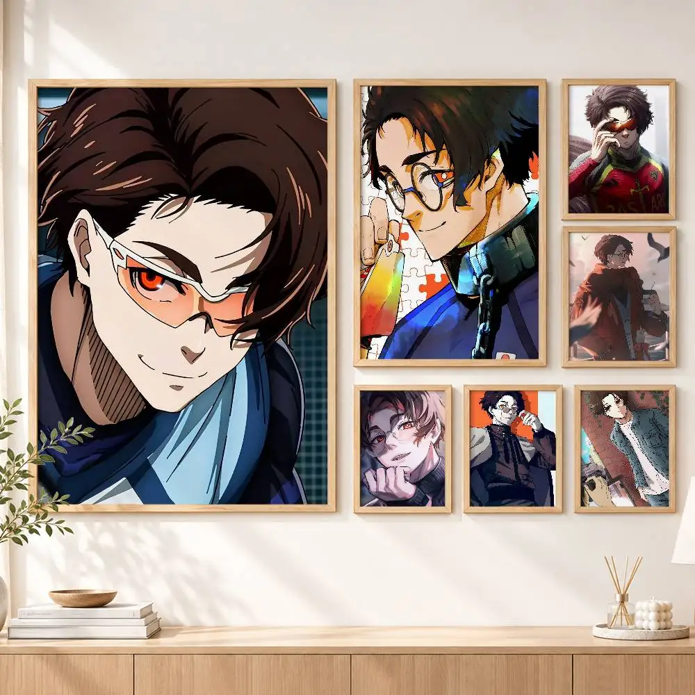 B-L Anime K-Kenyu Y-Yukimiya Customizable HD Self Adhesive Waterproof Wall Art Poster