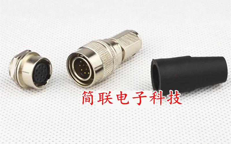 Micro Connector 4/6/12pin CCD Camera Aviation Plug Multi-core Contact HRS Front and Back Mounting Connector