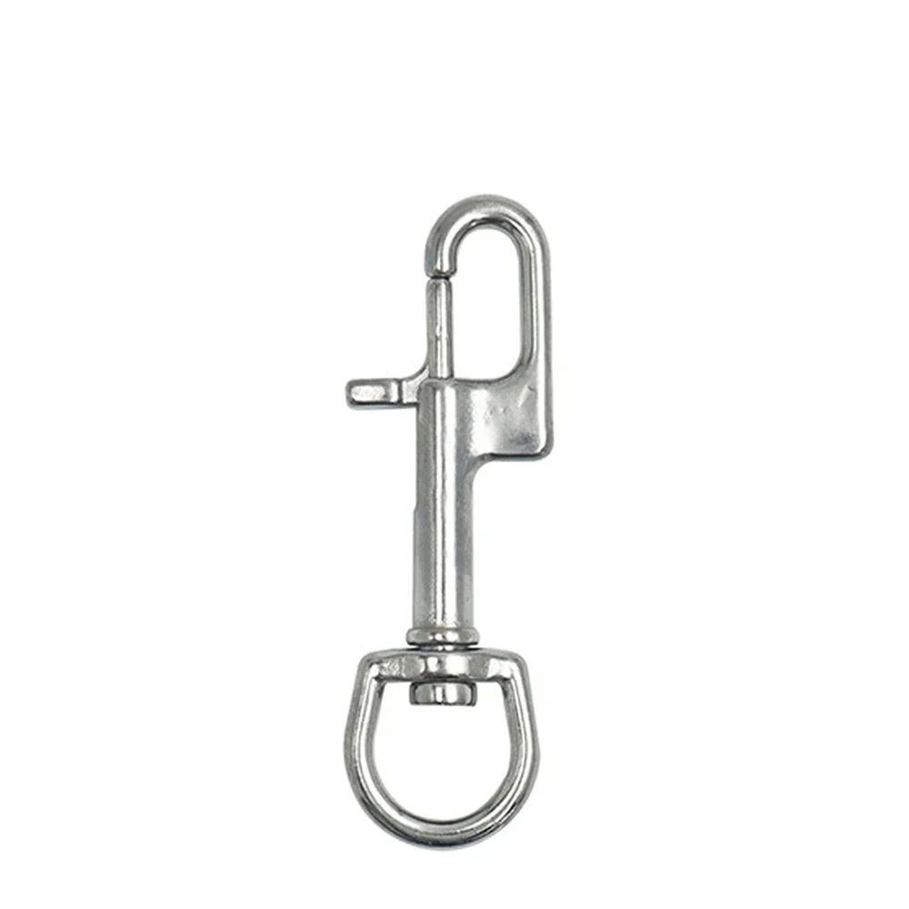 1/4/10 Stück Drehbarer Ösenschraubenhaken mit Federverschluss, Doppelkopfhaken, Marine-Tauch-D-Ring-Karabinerhaken mit Drehgelenk aus 304 Edelstahl – Detail 9