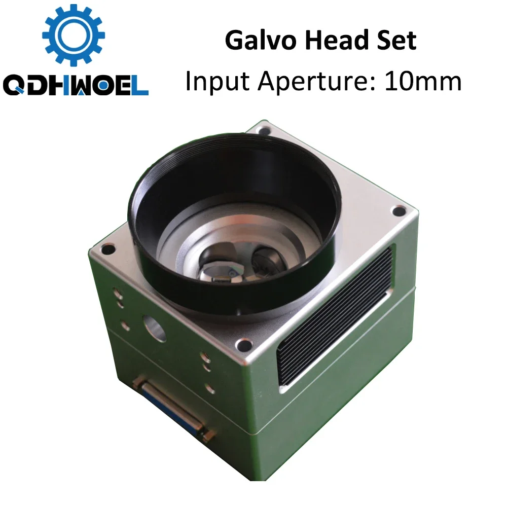 QDHWOEL 1064nm ألياف الليزر عالية السرعة المسح جالفو رئيس SG7110 فتحة الإدخال 10mm الجلفانومتر الماسح الضوئي مع مجموعة إمدادات الطاقة #2