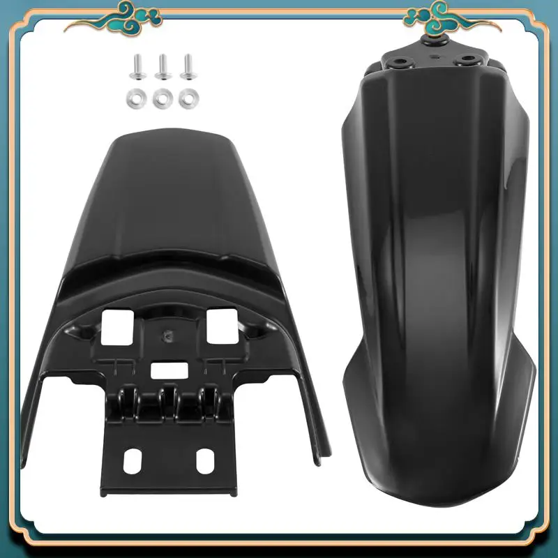 

Latest Front + Rear Mudguards Fender Protector For Sur-Ron Sur Ron Light Bee Dirt Bike Motorcycle Accessories, Black 2Pcs