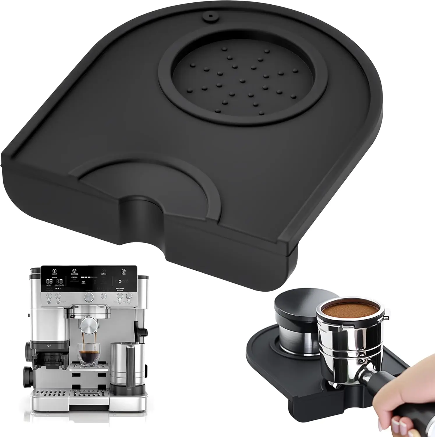 Tamping Mat For Ninja Espresso Machine ES601 ES701 Silicone Tamper Mat Luxe Cafe Accessories
