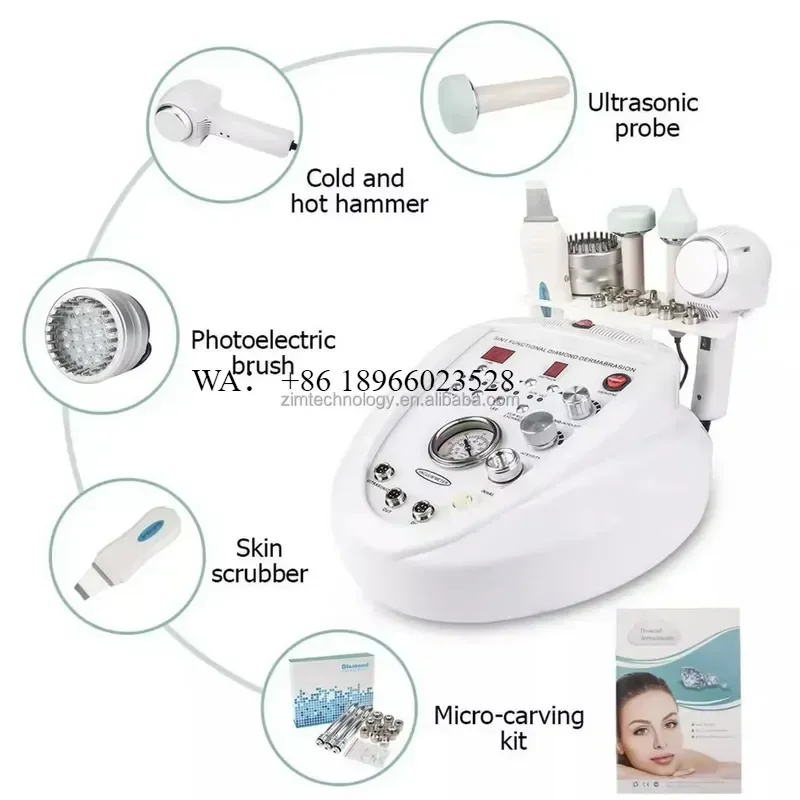 WMWMNU Micro Diamond Dermabrasion for Home Use Blackheads Dead Remover Facial Cleansing Device Beauty Tool