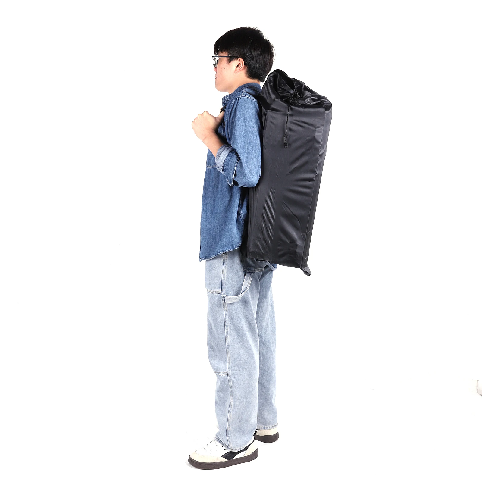 

Outdoor Folding Table with Carrying Bag Camping Lifting Table Adjustable Aluminum Picnic Desk for Picnic Camping Trip Beach BBQ