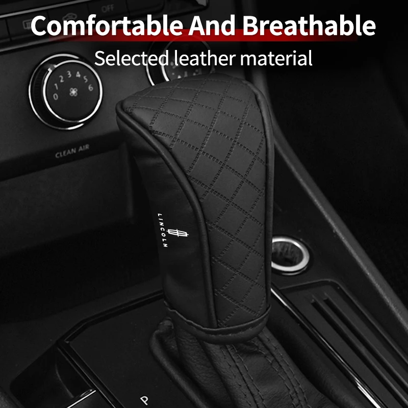 Car Shift Handle Cover Anti-Slip Anti-Scratch High Quality Wear-resistant Protector Cover For Lincoln MKZ Navigator Continental